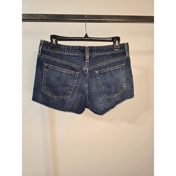 Gap Sexy Boyfriend Short Short Cutoff Raw Hem Blue Jean Shorts 6 - Picture 4 of 4